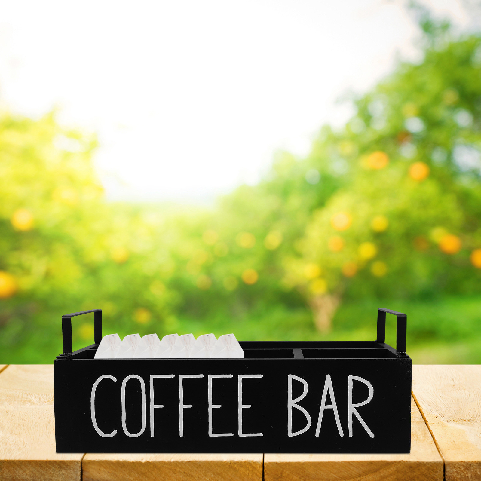 Ahşap Çay Poşeti Düzenleyici,  - Coffee Tea Sugar incelemesi ve fiyatı