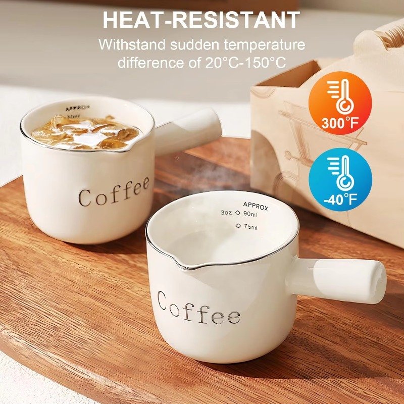 Mini Seramik Kahve kulplu finc - Coffee Tea With Milk incelemesi ve fiyatı