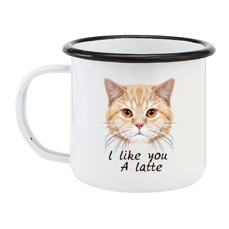 350ML Emaye Kahve Kupası DIY L - Coffee Tea Name incelemesi ve fiyatı
