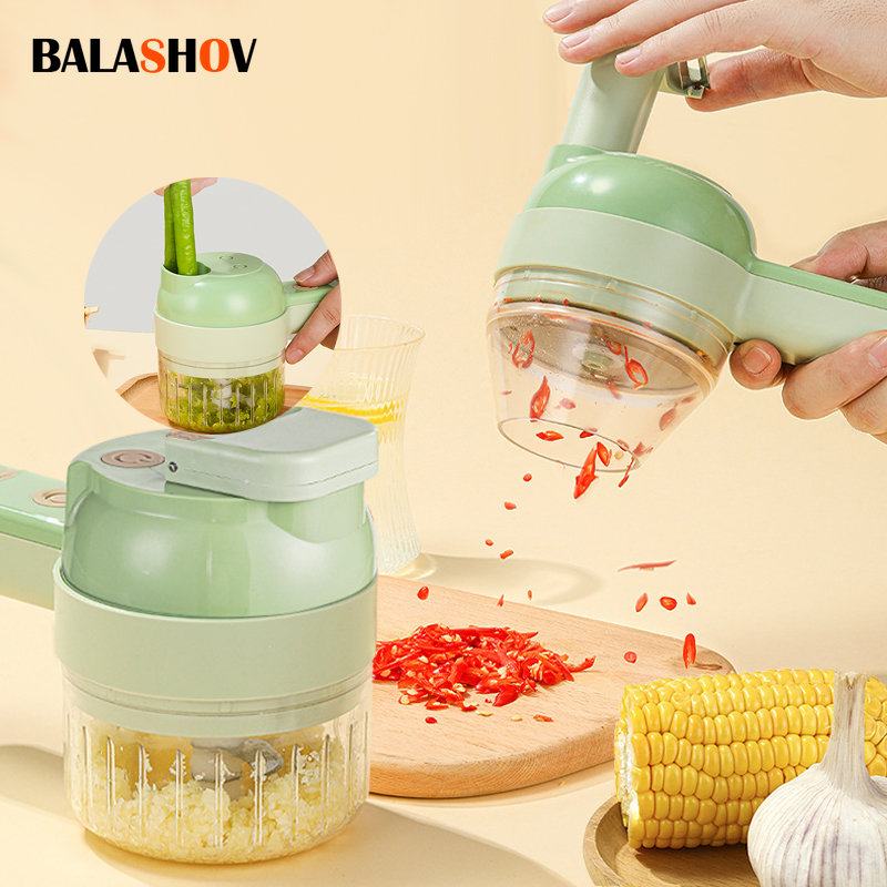 4In1 Elektrikli Sebze Kesici S - Burr Hand Grinder incelemesi ve fiyatı