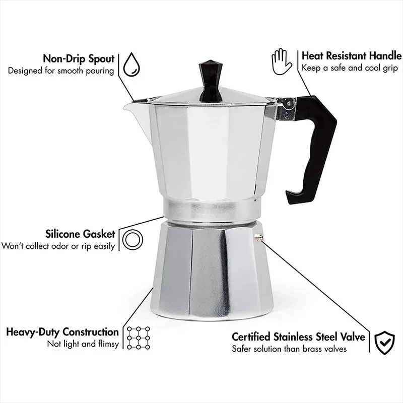 Moka Pot İtalyan Kahve Makines - Moka Pot Stove incelemesi ve fiyatı