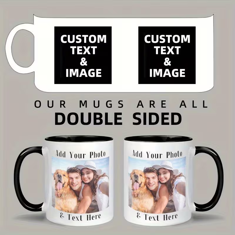Kişiselleştirilmiş Çift Tarafl - Coffee Tea Name incelemesi ve fiyatı